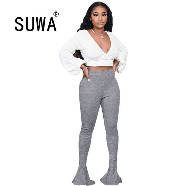 two piece set women deep v neck long puff sleeve crop tunic + flare trousers clothing sets club outfits 210525, White
two piece set women deep v neck long puff sleeve crop tunic + flare trousers clothing sets club outfits 210525, White