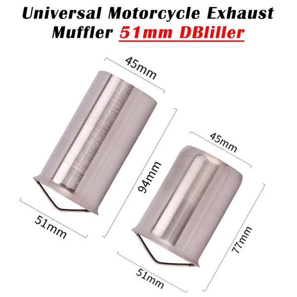 motorcycle exhaust system 51mm catalyst universal pipe escape muffler insert db killer eliminate noise for yoshimura
motorcycle exhaust system 51mm catalyst universal pipe escape muffler insert db killer eliminate noise for yoshimura