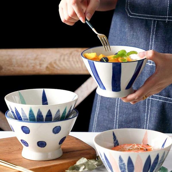 inch japanese rice bowl ceramic dinner soup salad chinese cuisine dinnerware stripe dot design bowls
inch japanese rice bowl ceramic dinner soup salad chinese cuisine dinnerware stripe dot design bowls