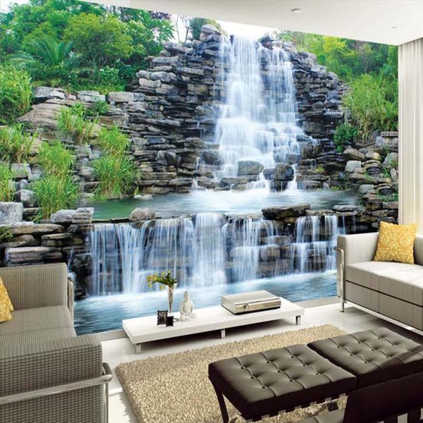 wallpapers custom 3d po wallpaper waterfalls rockery nature landscape mural wall cloth living room tv sofa background covering 3 d
wallpapers custom 3d po wallpaper waterfalls rockery nature landscape mural wall cloth living room tv sofa background covering 3 d