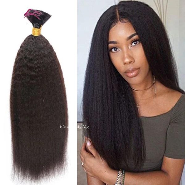 human hair bulks braiding bulk kinky straight brazilian remy weaving no weft coarse italian yaki bundles extension, Black
human hair bulks braiding bulk kinky straight brazilian remy weaving no weft coarse italian yaki bundles extension, Black