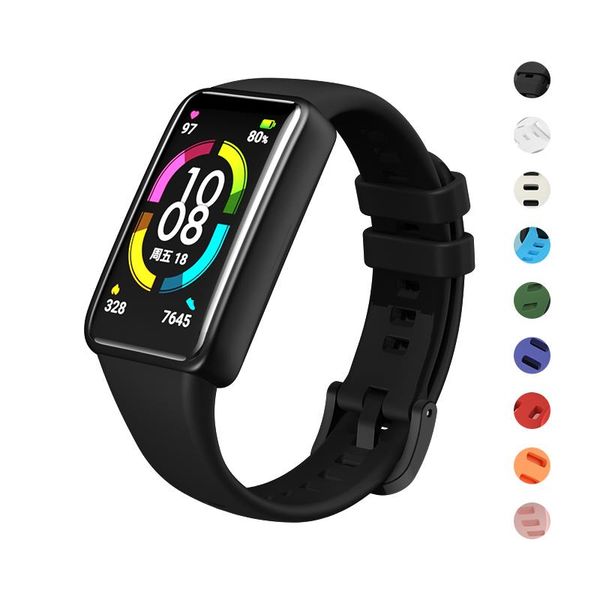 watch bands silicone strap for honor band 6 wrist accessorie replacement bracelet scratch resistant screen protector film, Black;brown
watch bands silicone strap for honor band 6 wrist accessorie replacement bracelet scratch resistant screen protector film, Black;brown