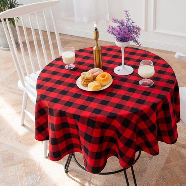 table cloth red and black checkered tablecloth round party decoration restaurant doily placemat
table cloth red and black checkered tablecloth round party decoration restaurant doily placemat