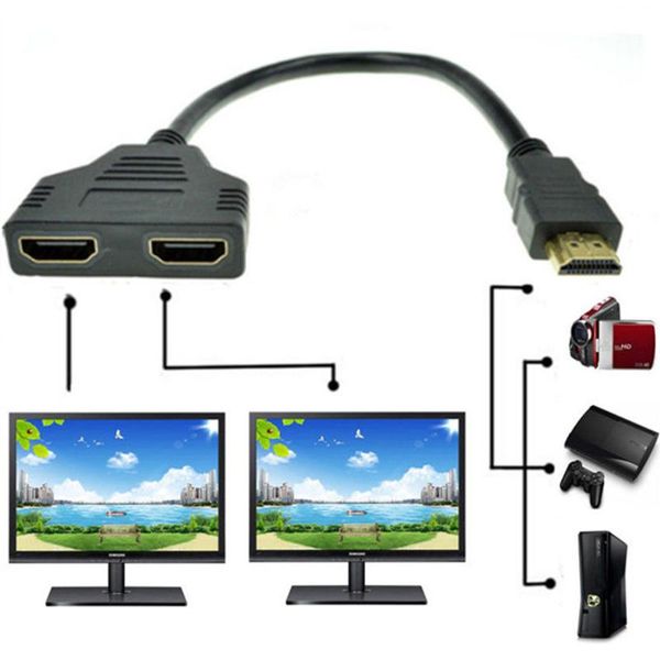 audio cables & connectors 1 male to dual 2 female y splitter cable adapter hd led lcd tv 30cm
audio cables & connectors 1 male to dual 2 female y splitter cable adapter hd led lcd tv 30cm