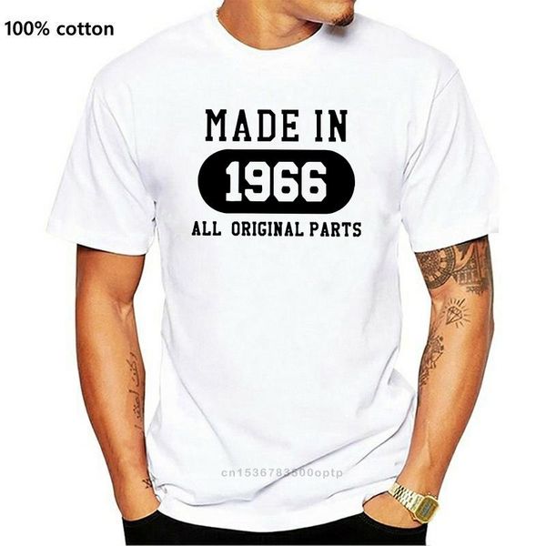 men's t-shirts made in 1966 all original parts birthday t shirts men anniversary birth design clothes fun o neck purified cotton tees, White;black
men's t-shirts made in 1966 all original parts birthday t shirts men anniversary birth design clothes fun o neck purified cotton tees, White;black