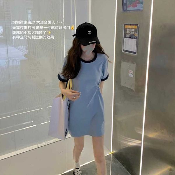 sense dign of meat end small crowd waist t-shirt drs women's 2021 summer be short sleeve casual skirt, Black;gray
sense dign of meat end small crowd waist t-shirt drs women's 2021 summer be short sleeve casual skirt, Black;gray