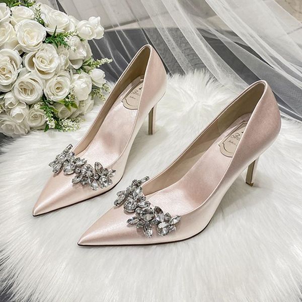 dress shoes wedding crystal bridal champagne color satin bridesmaid white high heels women pumps, Black
dress shoes wedding crystal bridal champagne color satin bridesmaid white high heels women pumps, Black