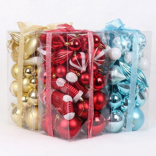 party decoration 52pcs special-shaped plastic christmas ball pelotas de navidad noel tree pendant palle di natale
party decoration 52pcs special-shaped plastic christmas ball pelotas de navidad noel tree pendant palle di natale