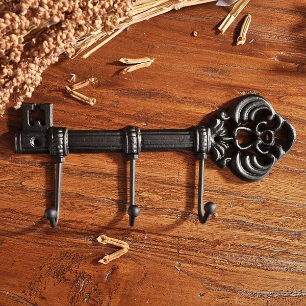 hooks & rails vintage key holder three wall mounted black iron clothes hanger coat rack wallets for home
hooks & rails vintage key holder three wall mounted black iron clothes hanger coat rack wallets for home