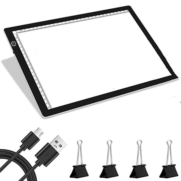 gift sets a4 tracing light box usb powered adjustable brightness led lightbox,with 4 binder clips, for diamond painting, cricut
gift sets a4 tracing light box usb powered adjustable brightness led lightbox,with 4 binder clips, for diamond painting, cricut