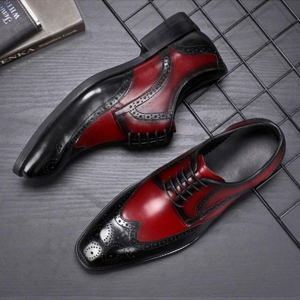 dress shoes formal men genuine leather british business men's casual retro large size 45 46 brogue, Black
dress shoes formal men genuine leather british business men's casual retro large size 45 46 brogue, Black
