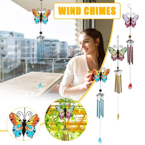 decorative objects & figurines painted butterfly rust-proof metal wind chime hanging room decoration
decorative objects & figurines painted butterfly rust-proof metal wind chime hanging room decoration