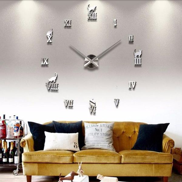 wall clocks 4 colors diy clock mirror stickers large size modern design quartz needle home decoration kitchen living room
wall clocks 4 colors diy clock mirror stickers large size modern design quartz needle home decoration kitchen living room