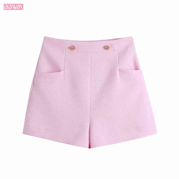 fashion women knee length sweet pink zipper with buttons temperament loose chic female pants 210507, White;black
fashion women knee length sweet pink zipper with buttons temperament loose chic female pants 210507, White;black