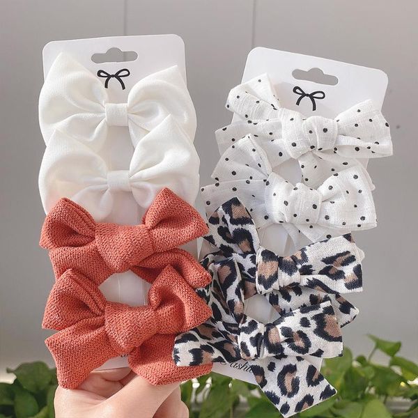 4pcs/set leopard print hairpins bowknot hair clips for cute girls cotton safty barrettes hairgrip headwear kids accessories, Slivery;white
4pcs/set leopard print hairpins bowknot hair clips for cute girls cotton safty barrettes hairgrip headwear kids accessories, Slivery;white
