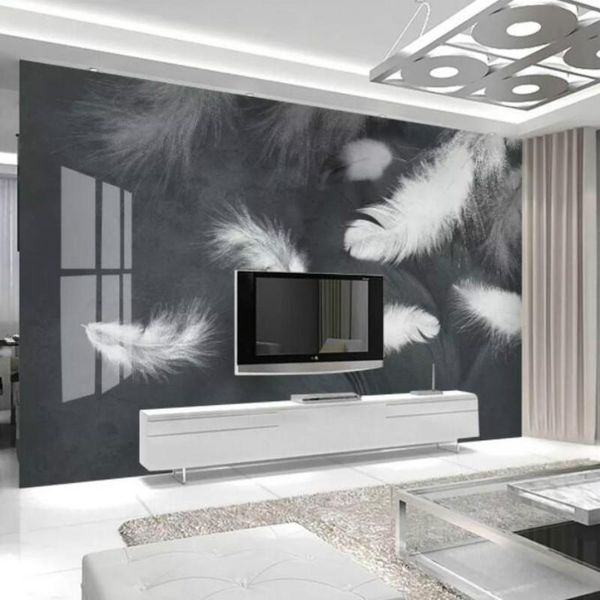 wallpapers simple white feather murals 3d for walls wall paper decorative painting home improvement
wallpapers simple white feather murals 3d for walls wall paper decorative painting home improvement