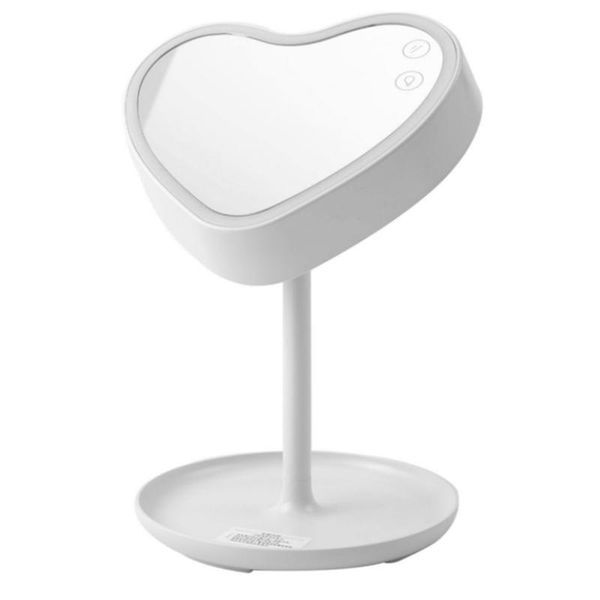 compact mirrors led vanity mirror contact dimming desk table heart-shaped usb charging
compact mirrors led vanity mirror contact dimming desk table heart-shaped usb charging