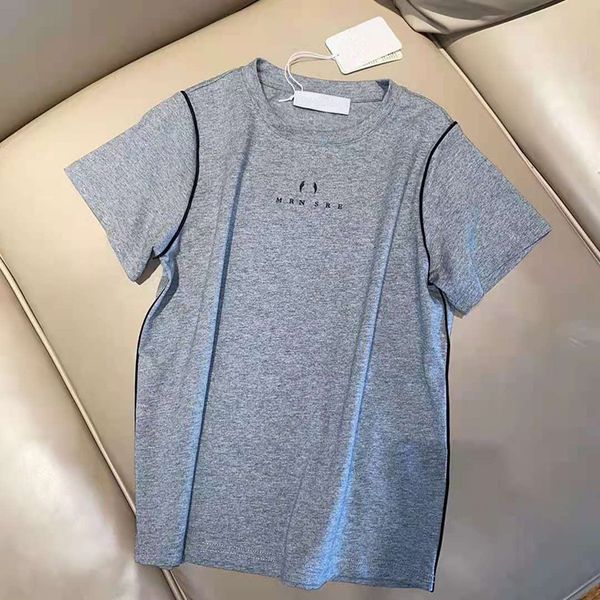 luxury design 21ss xiachao letter printing splicing round neck short sleeve women's fashion simple t-shirt, White
luxury design 21ss xiachao letter printing splicing round neck short sleeve women's fashion simple t-shirt, White
