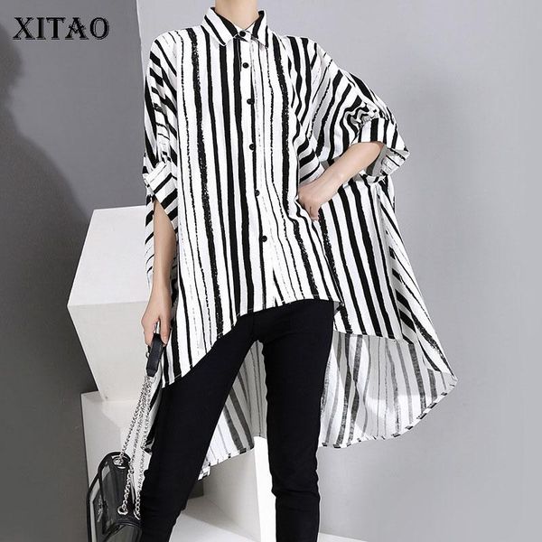 women's blouses & shirts xitao striped women irregular blouse fashion plus size 2021 autumn elegant goddess fan casual style loose shir, White
women's blouses & shirts xitao striped women irregular blouse fashion plus size 2021 autumn elegant goddess fan casual style loose shir, White