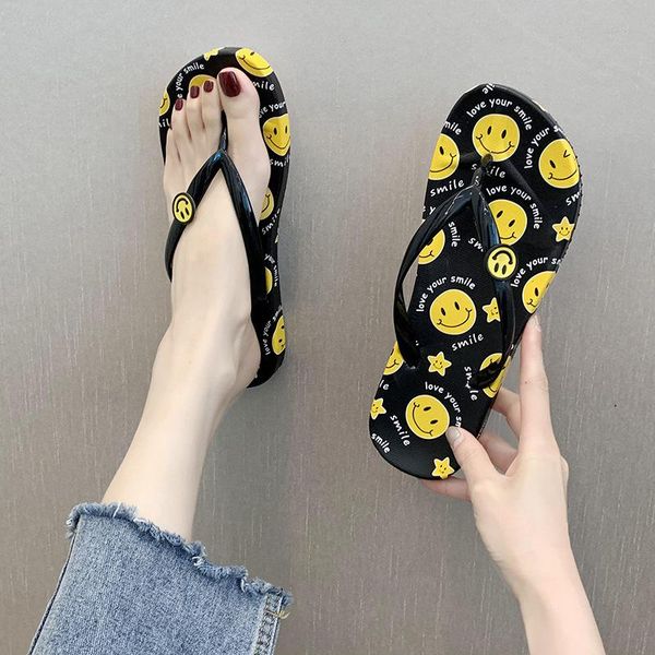 slippers flip flop women's anti slip sandals women wear versatile casual fashion korean beach shoes flat bottom, Black
slippers flip flop women's anti slip sandals women wear versatile casual fashion korean beach shoes flat bottom, Black