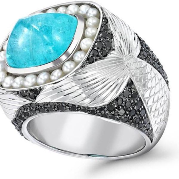 cluster rings vintage antique natural stone pearl ring fashion zircon jewelry gift turquoises finger for women wedding, Golden;silver
cluster rings vintage antique natural stone pearl ring fashion zircon jewelry gift turquoises finger for women wedding, Golden;silver