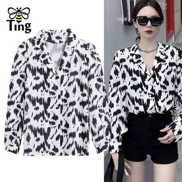 women shirts causal spring autumn long sleeve leopard pring lady blouses streetwear chic blusas button up 210513, White
women shirts causal spring autumn long sleeve leopard pring lady blouses streetwear chic blusas button up 210513, White