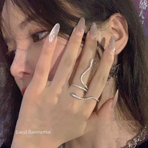 wedding rings fried street super cool ~ net red advanced feeling cold wind snake ring female niche design fashion personality index, Slivery;golden
wedding rings fried street super cool ~ net red advanced feeling cold wind snake ring female niche design fashion personality index, Slivery;golden
