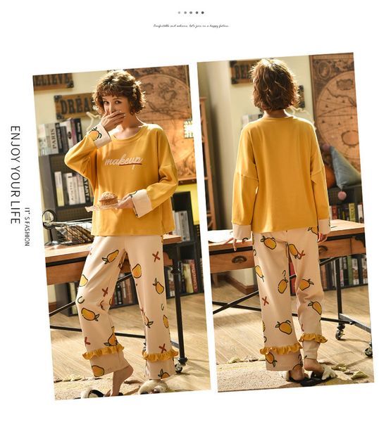 women's sleepwear fdfklak korean student's sleepwear pajamas set spring autumn cotton pyjamas women cute cartoon casual home cloth, Black;red
women's sleepwear fdfklak korean student's sleepwear pajamas set spring autumn cotton pyjamas women cute cartoon casual home cloth, Black;red