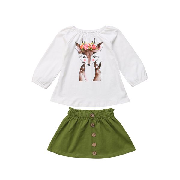 pudcoco 1-5t 2pcs kids baby girl christmas xmas deer t-shirts skirts outfit spring autumn children girls clothes, White
pudcoco 1-5t 2pcs kids baby girl christmas xmas deer t-shirts skirts outfit spring autumn children girls clothes, White