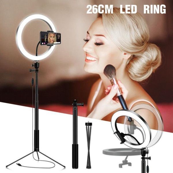 cell phone mounts & holders ring lamp video light 20cm dimmable led selfie usb pography with tripod for makeup youtube tik tok
cell phone mounts & holders ring lamp video light 20cm dimmable led selfie usb pography with tripod for makeup youtube tik tok