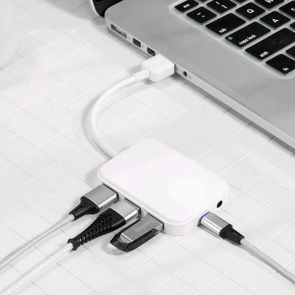 hubs 4 in 1hub usb3.0 usb-c dock hub 1 for usb 3.0 extender splitter multi-port computer external multi-function expansion
hubs 4 in 1hub usb3.0 usb-c dock hub 1 for usb 3.0 extender splitter multi-port computer external multi-function expansion