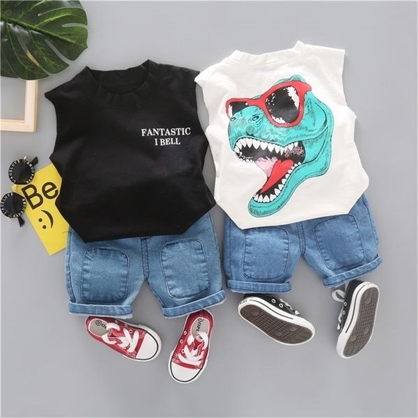 new summer children boys girls baby fashion infant dinosaur clothing set kids cotton cartoon vest shorts 2pcs/sets suit set 210326, White
new summer children boys girls baby fashion infant dinosaur clothing set kids cotton cartoon vest shorts 2pcs/sets suit set 210326, White