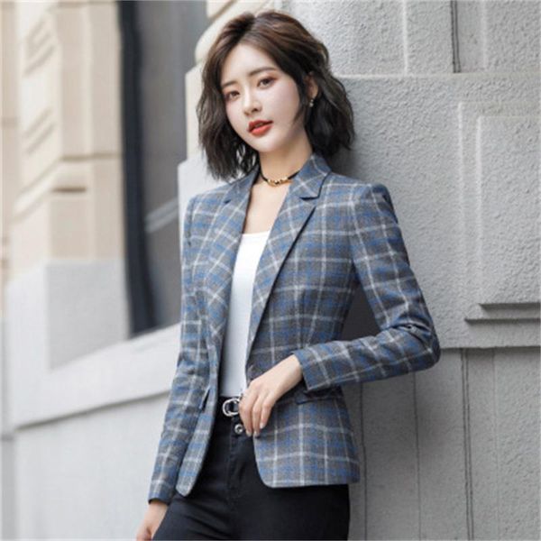 women blazers jackets ol suit autumn fashion coat jacket casual plaid business size s-5xl women's suits &, White;black
women blazers jackets ol suit autumn fashion coat jacket casual plaid business size s-5xl women's suits &, White;black