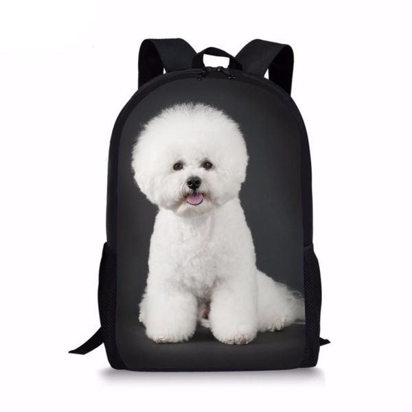 cute 3d dog bichon frise printing school bags for girls casual primary students backpacks children bagsumka
cute 3d dog bichon frise printing school bags for girls casual primary students backpacks children bagsumka