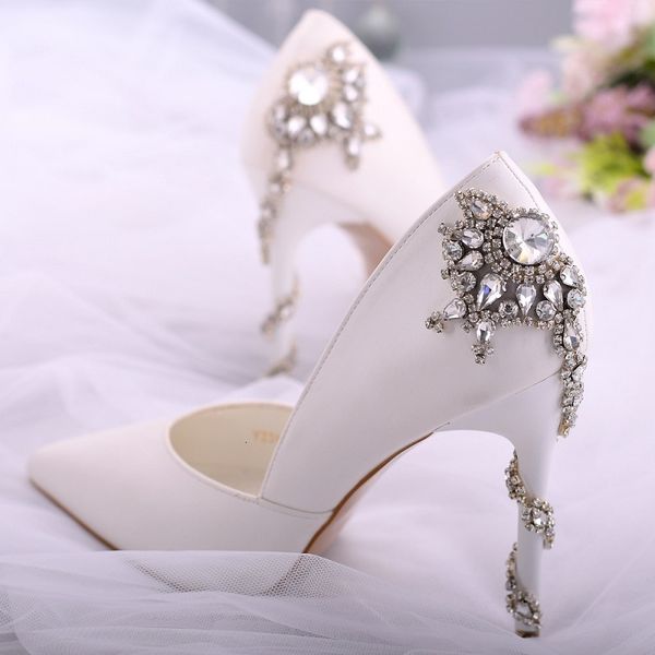 sandals spring pointed white banquet dress wedding women's singles shoes stiletto shallow mouth side empty sandals 334k, Black
sandals spring pointed white banquet dress wedding women's singles shoes stiletto shallow mouth side empty sandals 334k, Black