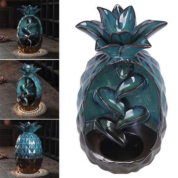 pineapple ceramic backflow incense holder waterfall burner home decor ornament dc120 fragrance lamps
pineapple ceramic backflow incense holder waterfall burner home decor ornament dc120 fragrance lamps