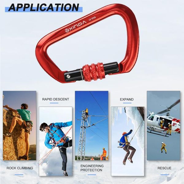 cords, slings and webbing safety screw lock buckle rock 28kn outdoor climbing caving carabiner equipment for family camping accessories
cords, slings and webbing safety screw lock buckle rock 28kn outdoor climbing caving carabiner equipment for family camping accessories