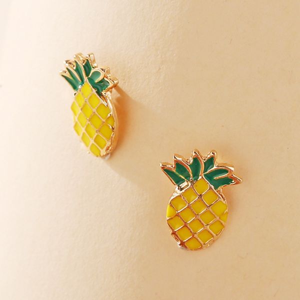 charms earrings 51167 hanzhishang korean simple pineapple fruit creative temperament alloy, Golden
charms earrings 51167 hanzhishang korean simple pineapple fruit creative temperament alloy, Golden