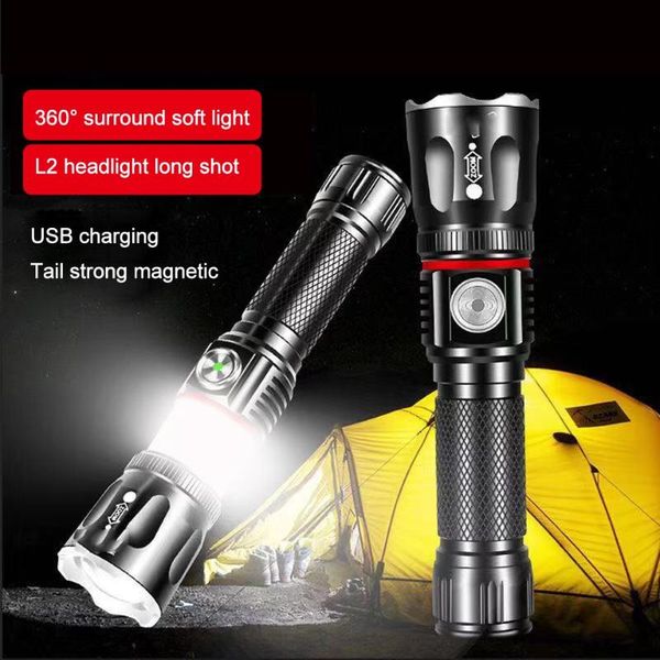 long s camping strong light cob portable lighting usb rechargeable flashlights torches
long s camping strong light cob portable lighting usb rechargeable flashlights torches
