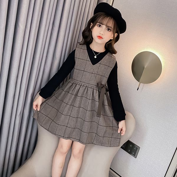 children clothes plaid pattern girl clothes tshirt + dress costume for girl spring autumn kids clothing 6 8 10 12 14, Red;yellow
children clothes plaid pattern girl clothes tshirt + dress costume for girl spring autumn kids clothing 6 8 10 12 14, Red;yellow