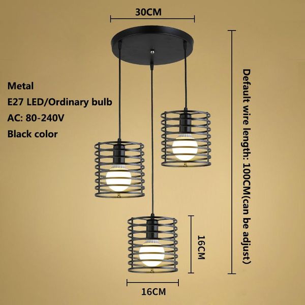 pendant lamps vintage 3 head combination black wrought iron lamp e27 220v 110v light for kitchen living room bedroom aisle restaurant
pendant lamps vintage 3 head combination black wrought iron lamp e27 220v 110v light for kitchen living room bedroom aisle restaurant