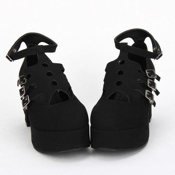 dress shoes angelic imprint woman mori girl lolita cosplay lady high heels pumps women princess party cut-outs buckle 45, Black
dress shoes angelic imprint woman mori girl lolita cosplay lady high heels pumps women princess party cut-outs buckle 45, Black