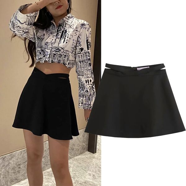 casual dresses za 2021 fashion solid color mini skirt hollow design high waist slim zipper decoration casual clothing q9ks, Black;gray
casual dresses za 2021 fashion solid color mini skirt hollow design high waist slim zipper decoration casual clothing q9ks, Black;gray