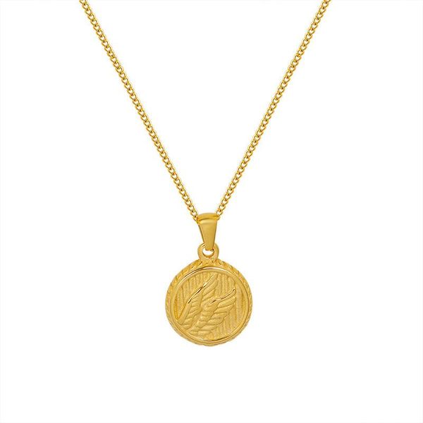 pendant necklaces stainless steel simple three-dimensional wing round geometric necklace plated gold for women korean hip hop jewellery, Silver
pendant necklaces stainless steel simple three-dimensional wing round geometric necklace plated gold for women korean hip hop jewellery, Silver