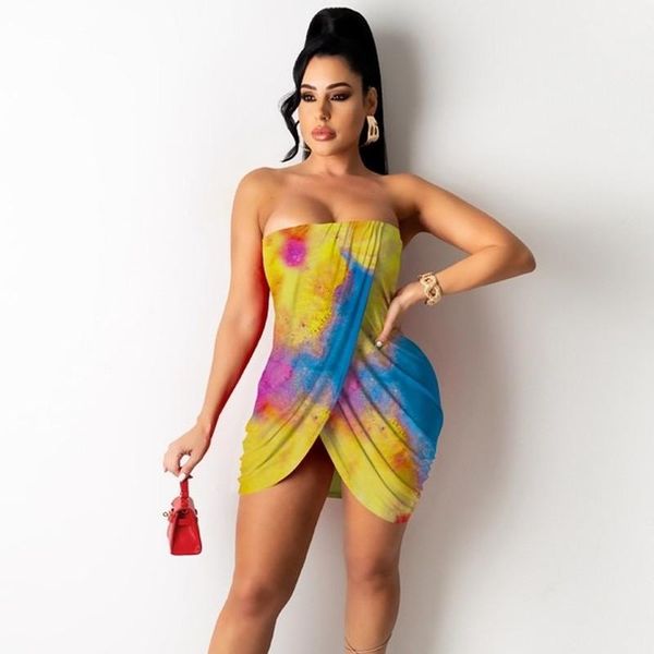 casual dresses strapless bodycon dress women clubwear fashion tie dye off shoulder party high elastic ruffles bandage mini, Black;gray
casual dresses strapless bodycon dress women clubwear fashion tie dye off shoulder party high elastic ruffles bandage mini, Black;gray