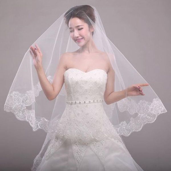 bridal veils er veil wedding no comb accessories lace blets soft tulle accesorios mujer vestido de noiva, Black
bridal veils er veil wedding no comb accessories lace blets soft tulle accesorios mujer vestido de noiva, Black