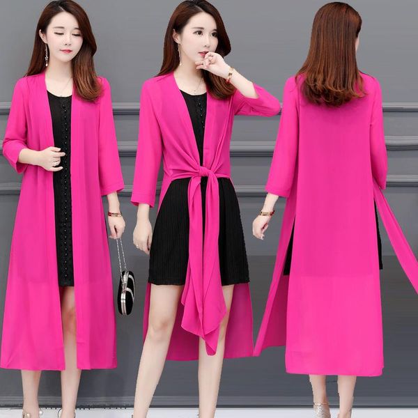 women cover up sun protection cape cardigan chiffon jacket coat female breathable soft blouse plus size 5xl k21 women's blouses & shirt, White
women cover up sun protection cape cardigan chiffon jacket coat female breathable soft blouse plus size 5xl k21 women's blouses & shirt, White