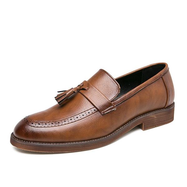 dress shoes fashion business men classic leather men's suits slip on oxfords size 38-47, Black
dress shoes fashion business men classic leather men's suits slip on oxfords size 38-47, Black