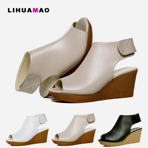 dress shoes lihuamao women wedges sandals platform ankle strap peep toe pumps casual wedding party ladies high heel, Black
dress shoes lihuamao women wedges sandals platform ankle strap peep toe pumps casual wedding party ladies high heel, Black