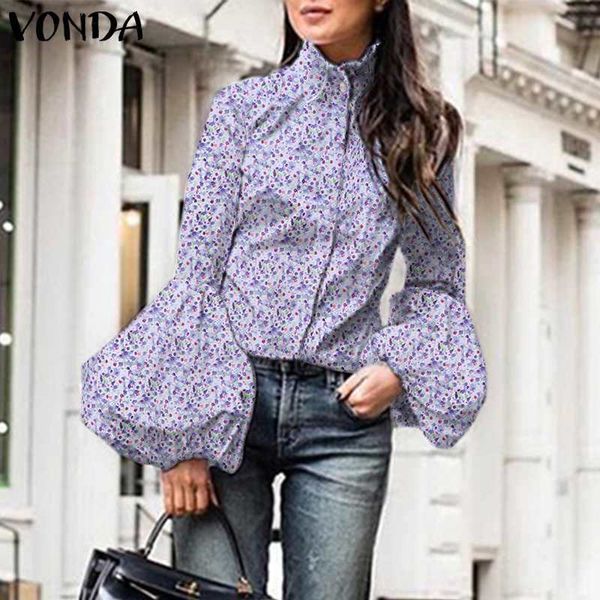 blouses elegant puff sleeves floral shirts office ladies blouse women long sleeve 2021 vonda casual solid blusas femininas 5xl, White
blouses elegant puff sleeves floral shirts office ladies blouse women long sleeve 2021 vonda casual solid blusas femininas 5xl, White